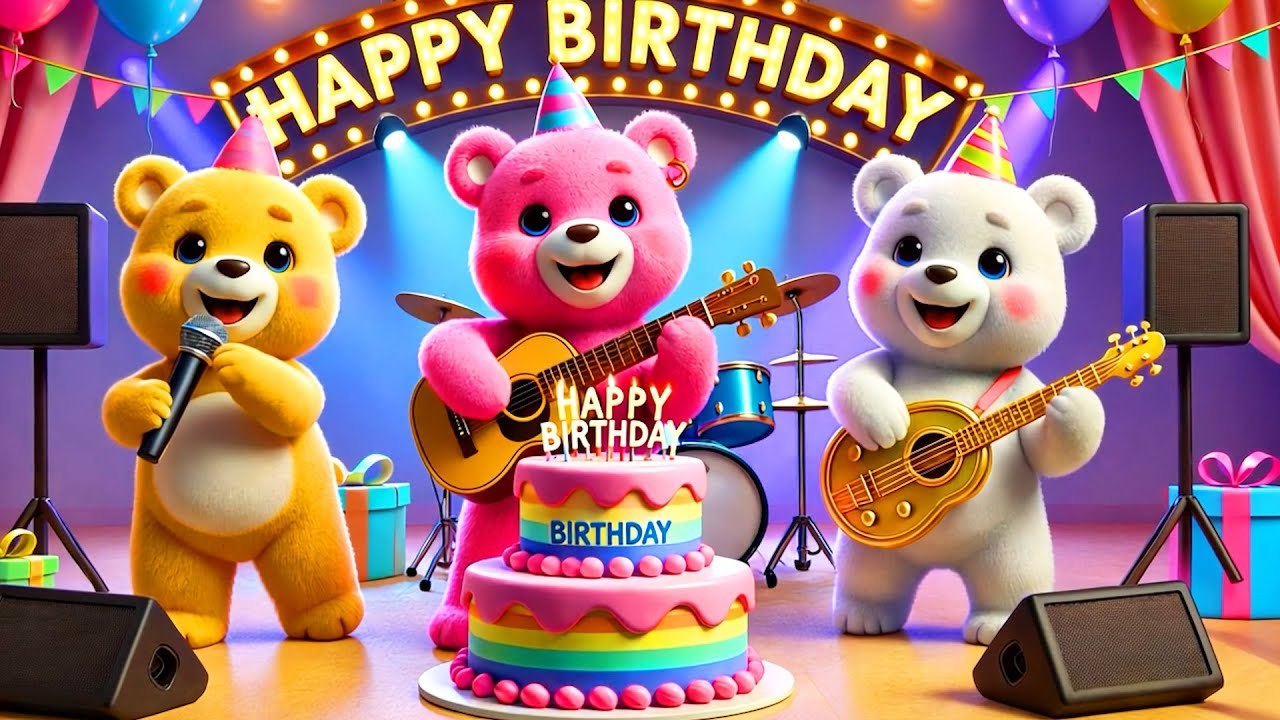 Birthday Song Funny 🎶 🎉 Funny Cartoon Dance 🎂🎁🎉👑