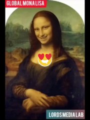 Merry Christmas Wishes from Ms Mona Lisa