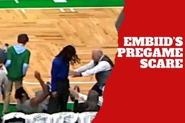 Joel Embiid Bounces Back After Pre-Game Injury Scare vs. Celtics 🏀