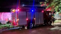 Bombeiros são acionados para combaterem incêndio em residência