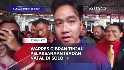 Momen Wapres Gibran Tinjau Pelaksanaan Ibadah Natal di Solo, Singgung Soal Toleransi
