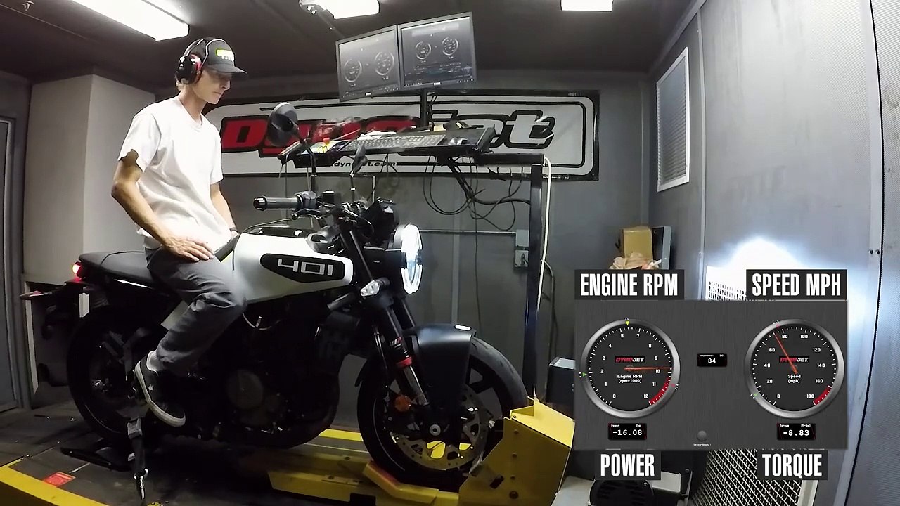 2024 Husqvarna Vitpilen 401 Dyno Test