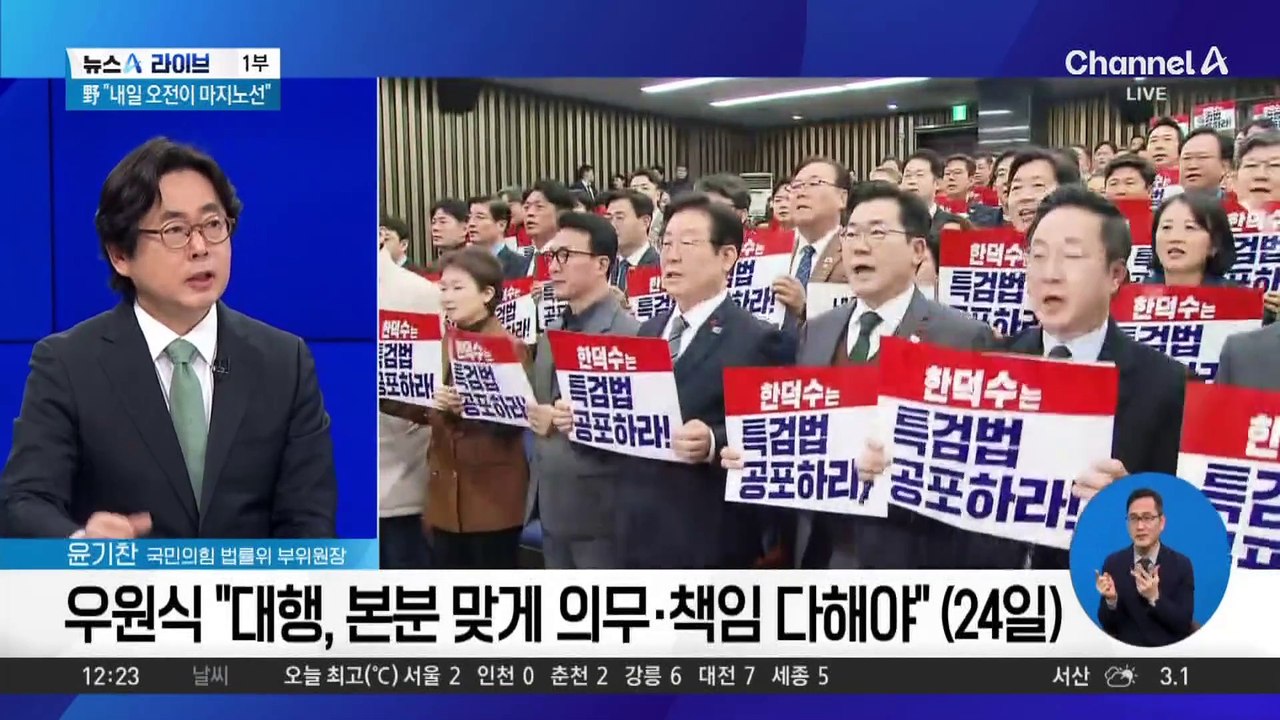 ‘한덕수 탄핵’ 의결 정족수 논란