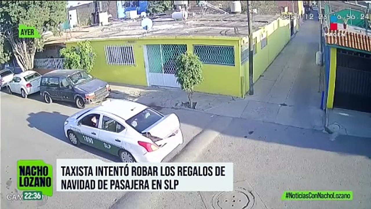 Taxista intentó robar los regalos de Navidad de...