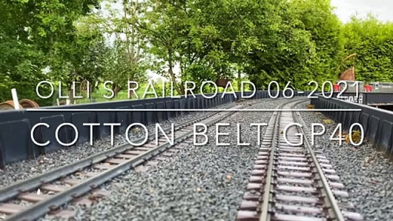 g scale GP40 Cotton Belt