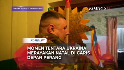 Momen Tentara Ukraina Merayakan Natal di Garis Depan Perang