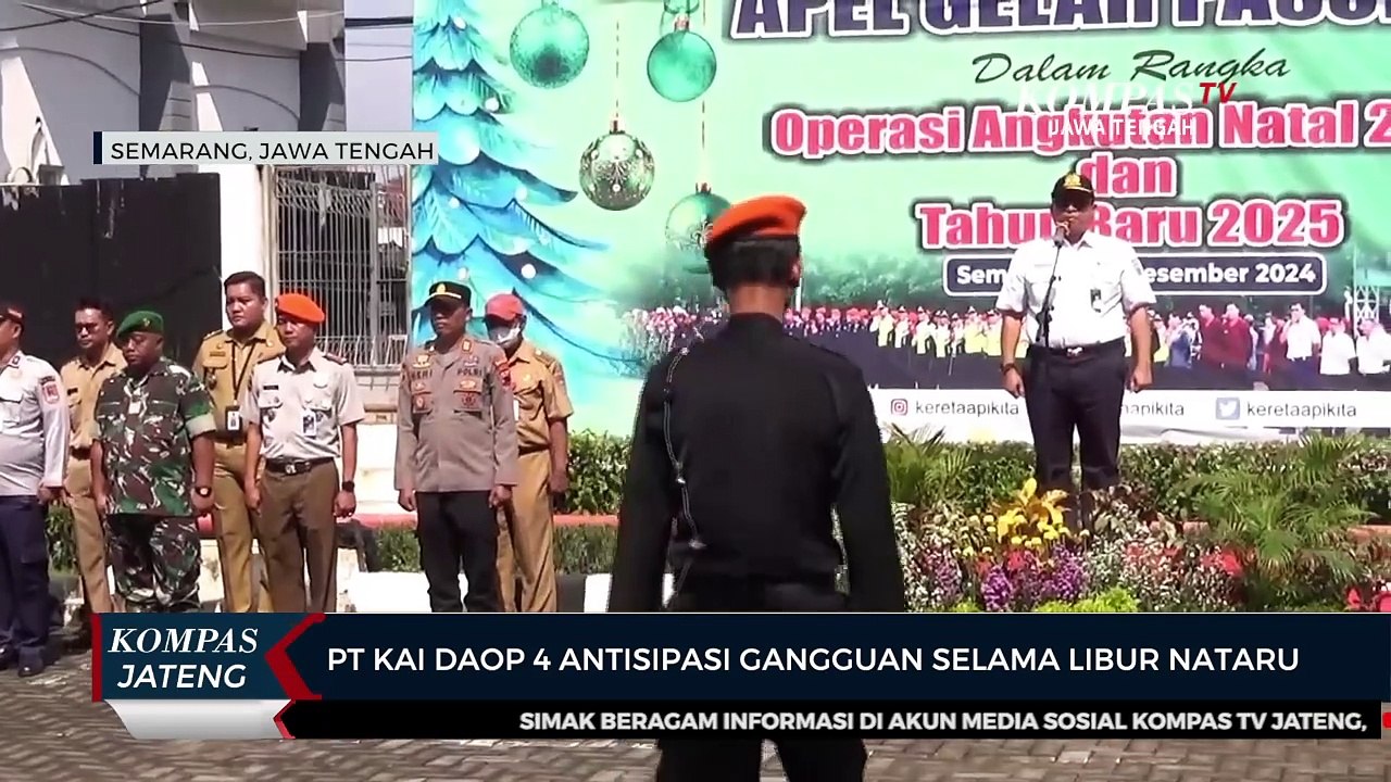 PT KAI Daop 4 Semarang Antisipasi Gangguan Selama Libur Nataru