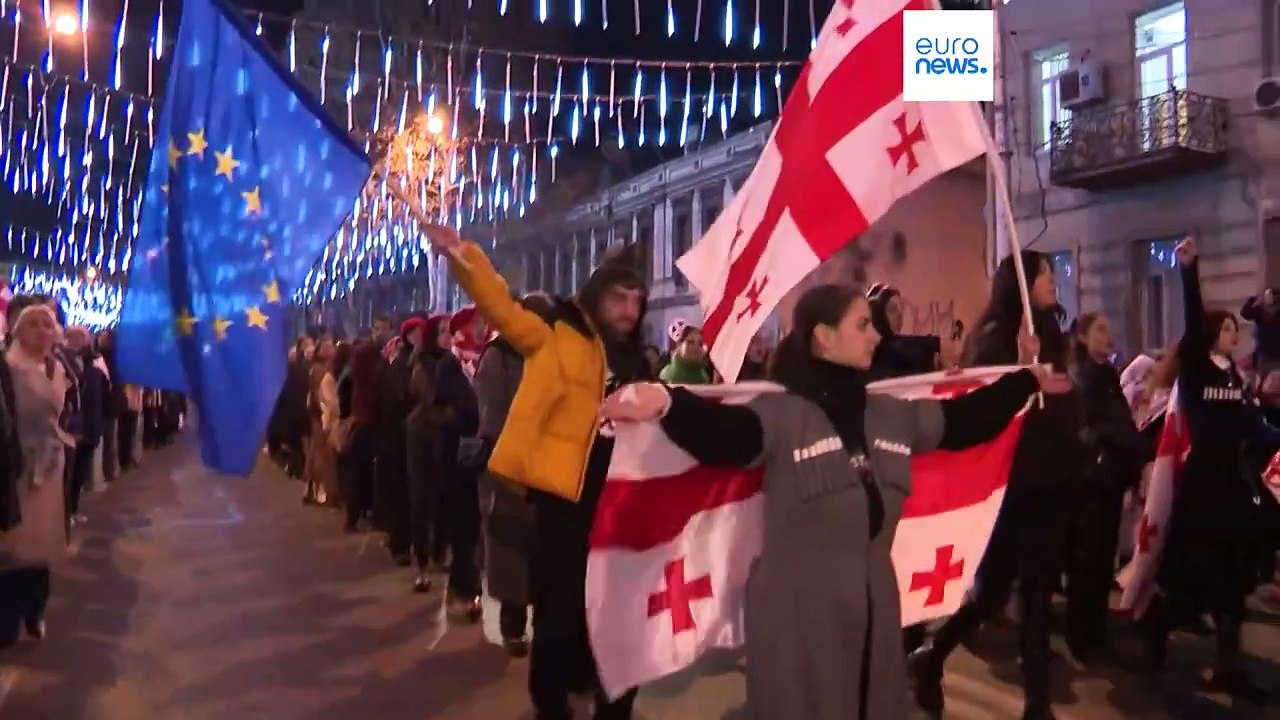 Seit fast einem monat proteste in georgien: die forderung nach politischer veränderung bleibt