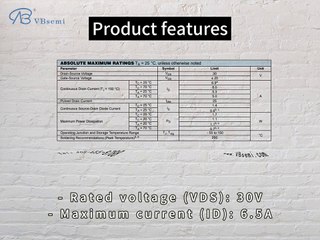 AP2304AGN-HF-VB is a SOT23 package N-Channel field effect MOS tube