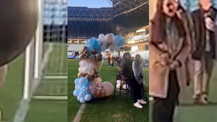 Gabri Veiga vuelve a Balaídos... para pedir matrimonio