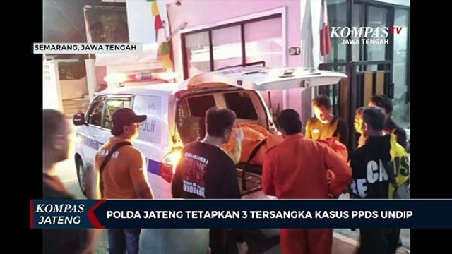 Polda Jateng Tetapkan 3 Tersangka Kasus PPDS Undip