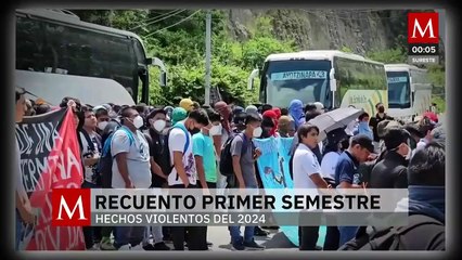 Primer semestre de 2024 con aumento de homicidios y captura de capo