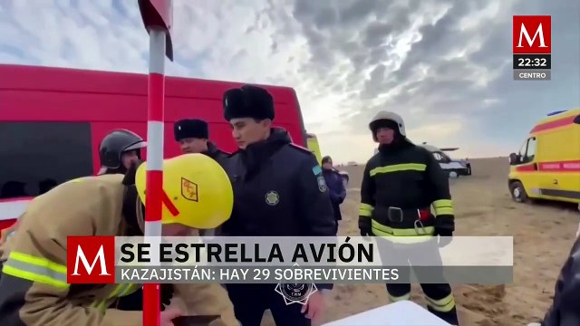 Tragedia aérea en Kazajistán: avión de Azerbaiyán deja 38 muertos