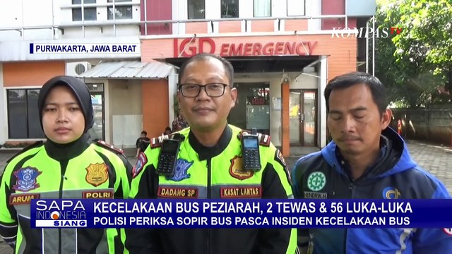 Kecelakaan Bus Peziarah di Tol Cipularang Purwakarta, 2 Orang Tewas dan 56 Luka-Luka