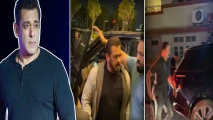 Salman Khan मुंबई की सड़कों पर भारी Traffic जाम में फंसे, Security ने आनन फानन में ऐसे निकाला, VIDEO
