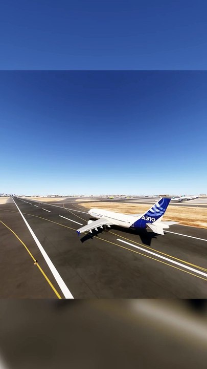 Elegant Takeoff: Airbus House A310 at Dubai International Airport (DXB), Dubai, United Arab Emirates #flights #fly #flightlovers #Canada #USA #Japan  #aviation #flying #FlyingLovers #aviationlovers