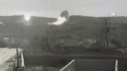 Mühimmat fabrikasındaki patlama güvenlik kamerasına yansıdı