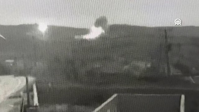 Mühimmat fabrikasındaki patlama güvenlik kamerasına yansıdı