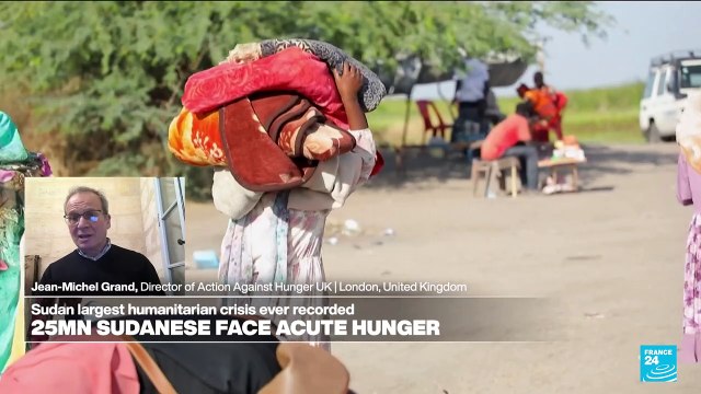 Sudan largest humanitarian crisis ever recorded as 25 million Sudanese face acute hunger
