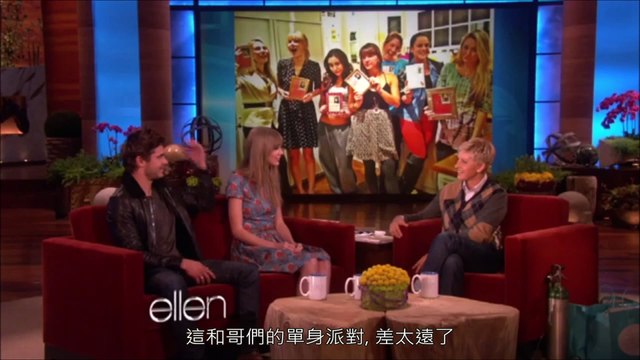 【字幕】Taylor Swift and Zac Efron in The Ellen Show 2012.02