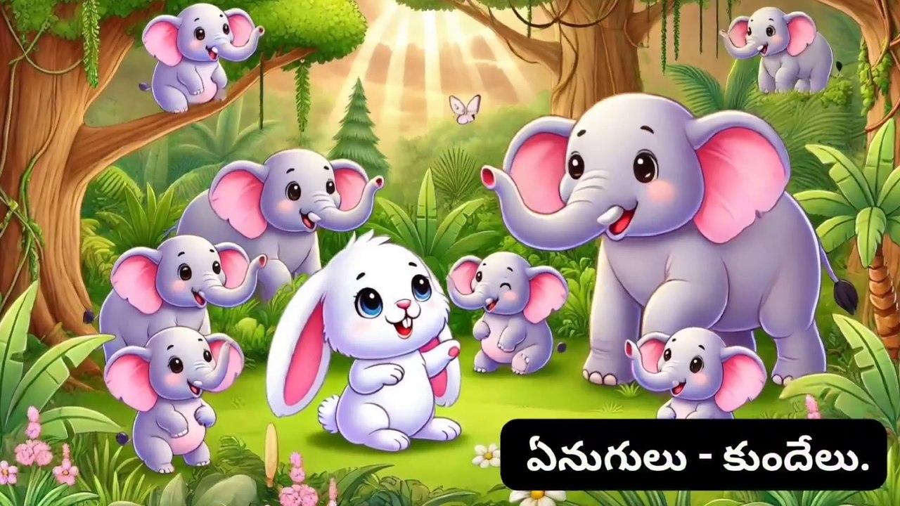 ఏనుగులు- కుందేలు ! Inspirational Video in Telugu