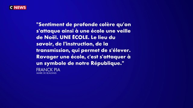 Noël : une école saccagée à Beauvais