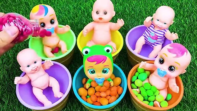 Oddly Satisfying Video _ Mixing Candy in Ice Cream Cup & Magic Skittles & Slime Cutting ASMR