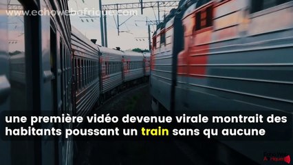 RDC : Des habitants poussent un avion