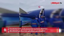 Kazakistan’daki uçak kazasından kurtuldu: Mürettebat görevini canı gönülden yerine getirdi