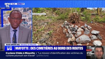 Saïd Omar Oili (sénateur de Mayotte): "Avec les gens qui sont dans les décombres, on va droit à une crise sanitaire sans précédent, c'est une crise humanitaire"