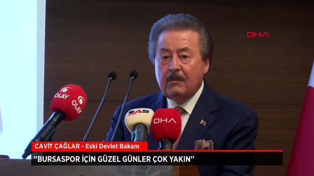 Eski Devlet Bakanı Cavit Çağlar'dan Bursaspor açıklaması: Güzel günler çok yakın