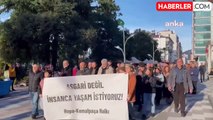 Asgari Ücret Hopa'da Protesto Edildi: 