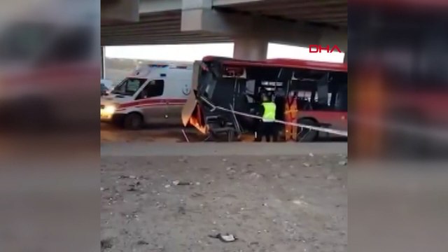 Ankara'da TIR ile belediye otobüsü çarpıştı