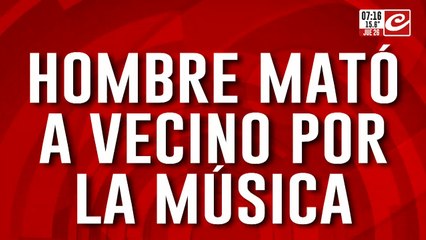 Navidad sangrienta:  lo mató porque escuchaba música a muy alto volúmen