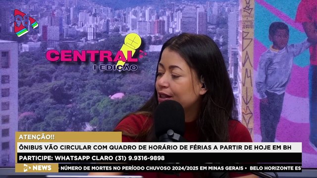 CENTRAL 98 | Ônibus começam a circular com horário de férias em BH