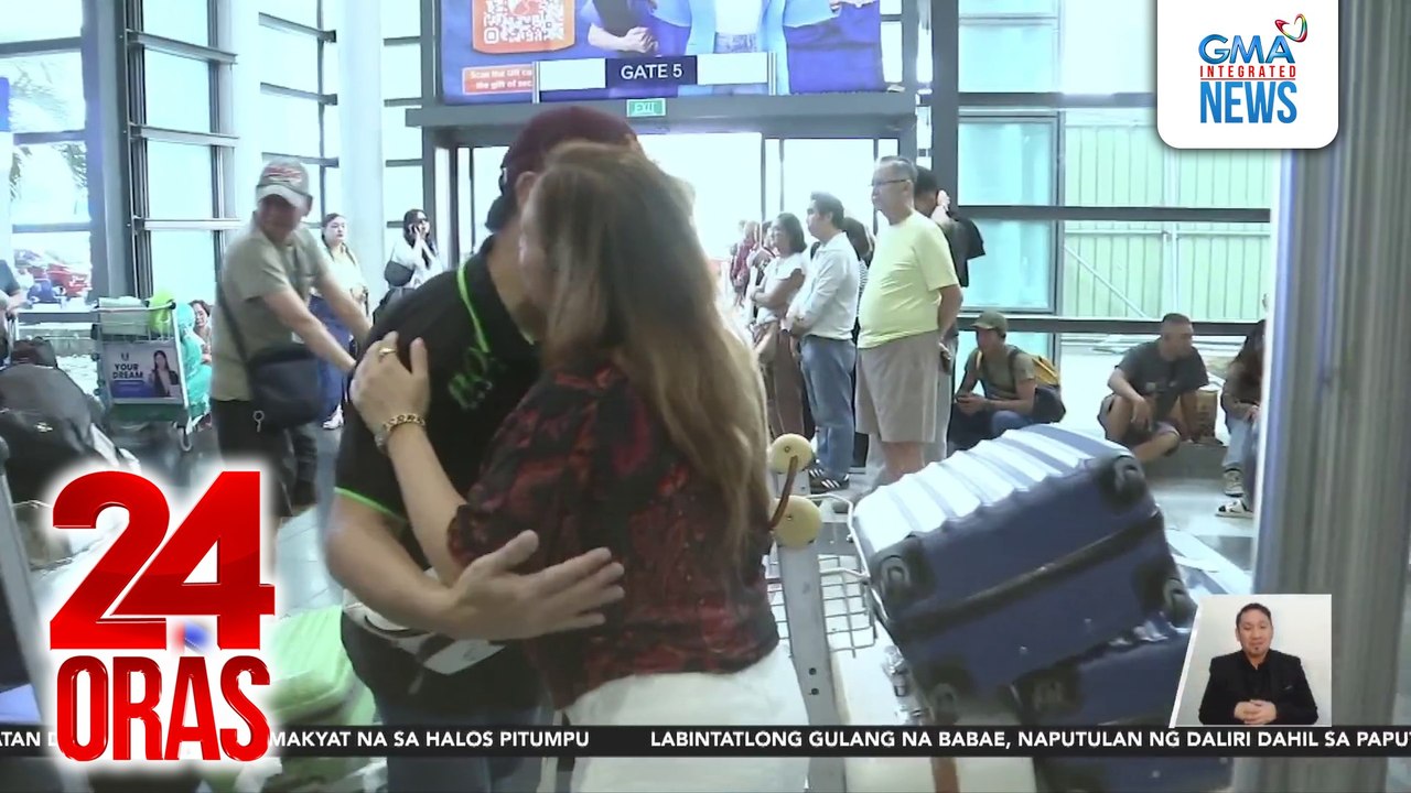 Mga galing abroad, masayang sinalubong; mga paalis para sa bagong taon, dagsa na rin | 24 Oras