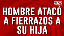 Hombre atacó a fierrazos a su hija en pleno festejo de Navidad