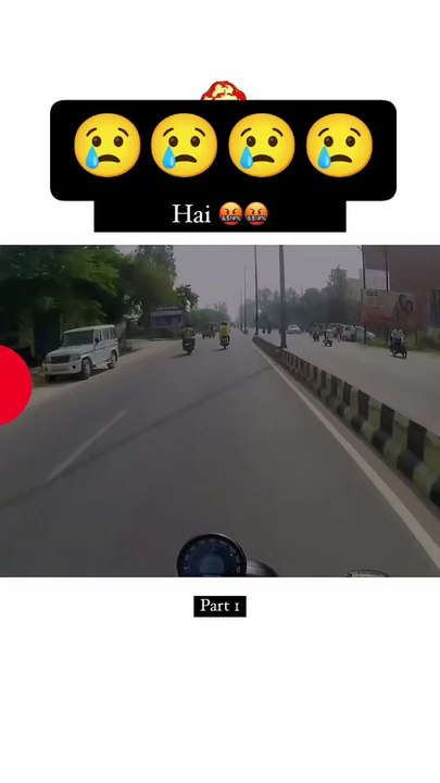 Live Accident on Road @who's mistake is this