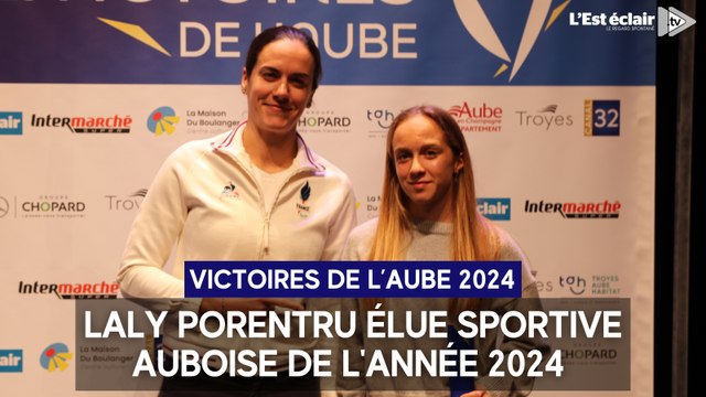 Laly Porentru élue sportive auboise de l'année 2024 lors des Victoires de l'Aube
