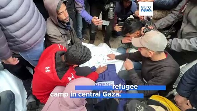 Israeli air strike kills five Palestinian journalists in the Gaza Strip