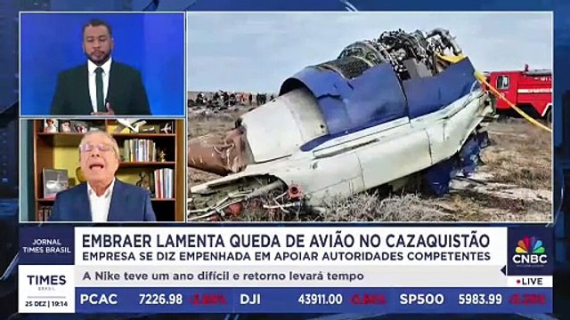 Diogo da Luz analisa causas da queda de avião da Embraer no Cazaquistão