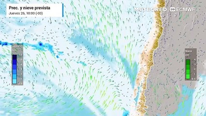 Chubascos aislados continuarán en la cordillera del gran Santiago