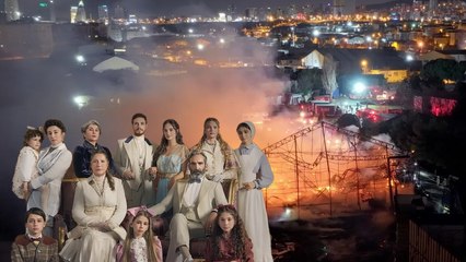 Şakir Paşa Ailesi dizisinin köşkü kül oldu: Sabotaj ihtimali değerlendiriliyor