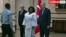 Cumhurbaşkanı Erdoğan, Sierra Leone Büyükelçisi Francess Virginia Anderson'u kabul etti