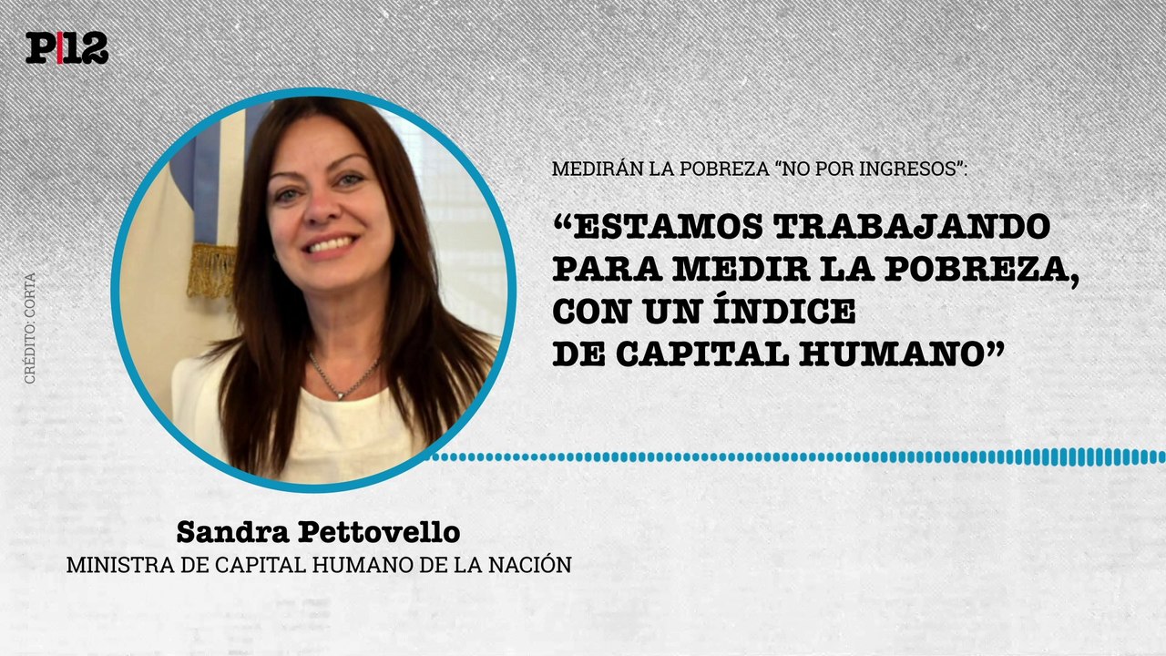 "Medirá el Capital Humano": Pettovello adelantó que trabaja en un nuevo índice de pobreza