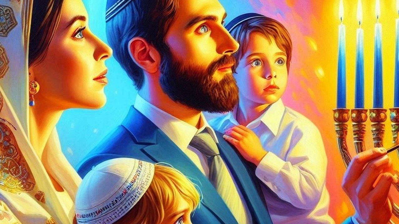 "Maoz Tzur" -  Hanukkah Song. Rousing Hanukkah Music. Jewish Music. - All 6 Stanzas. (Subtitles)