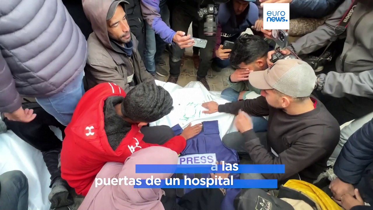 Un ataque aéreo israelí mata a cinco periodistas palestinos en la Franja de Gaza