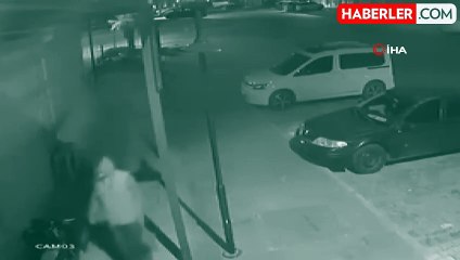 Mardin'de Motosiklet Hırsızlığı Güvenlik Kamerasında