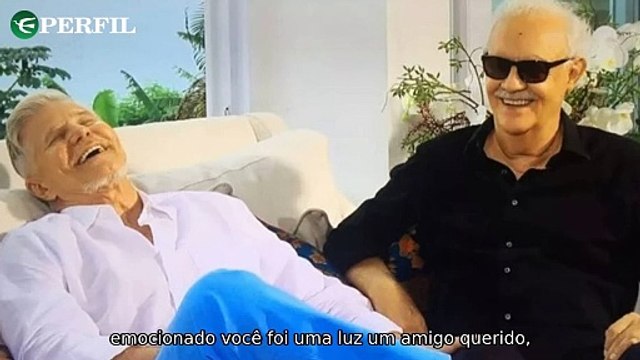 Despedida emocionante de Miguel Falabella para Ney Latorraca por falta de herdeiros e última aparição pública.