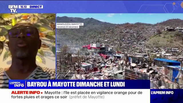 Déplacement de François Bayrou à Mayotte: Je souhaite qu'on parle de la reconstruction de Mayotte , confie Ben Issa Ousseni (président du conseil départemental)